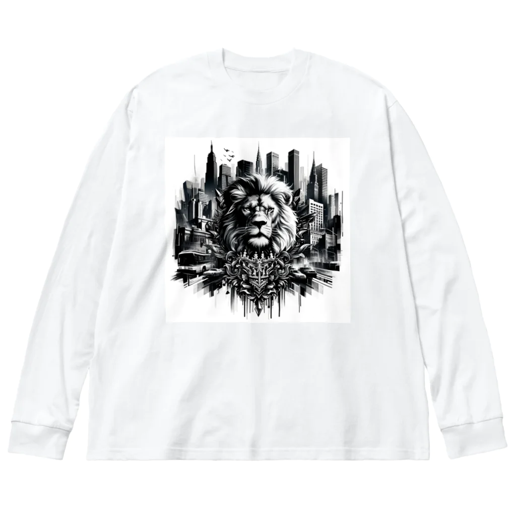 Overdrive Oasis-オーバードライブオアシス-のUrban Jungle Majesty Big Long Sleeve T-Shirt