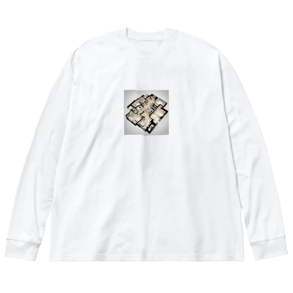 kazuu0529のこれもまた１つの住処 Big Long Sleeve T-Shirt