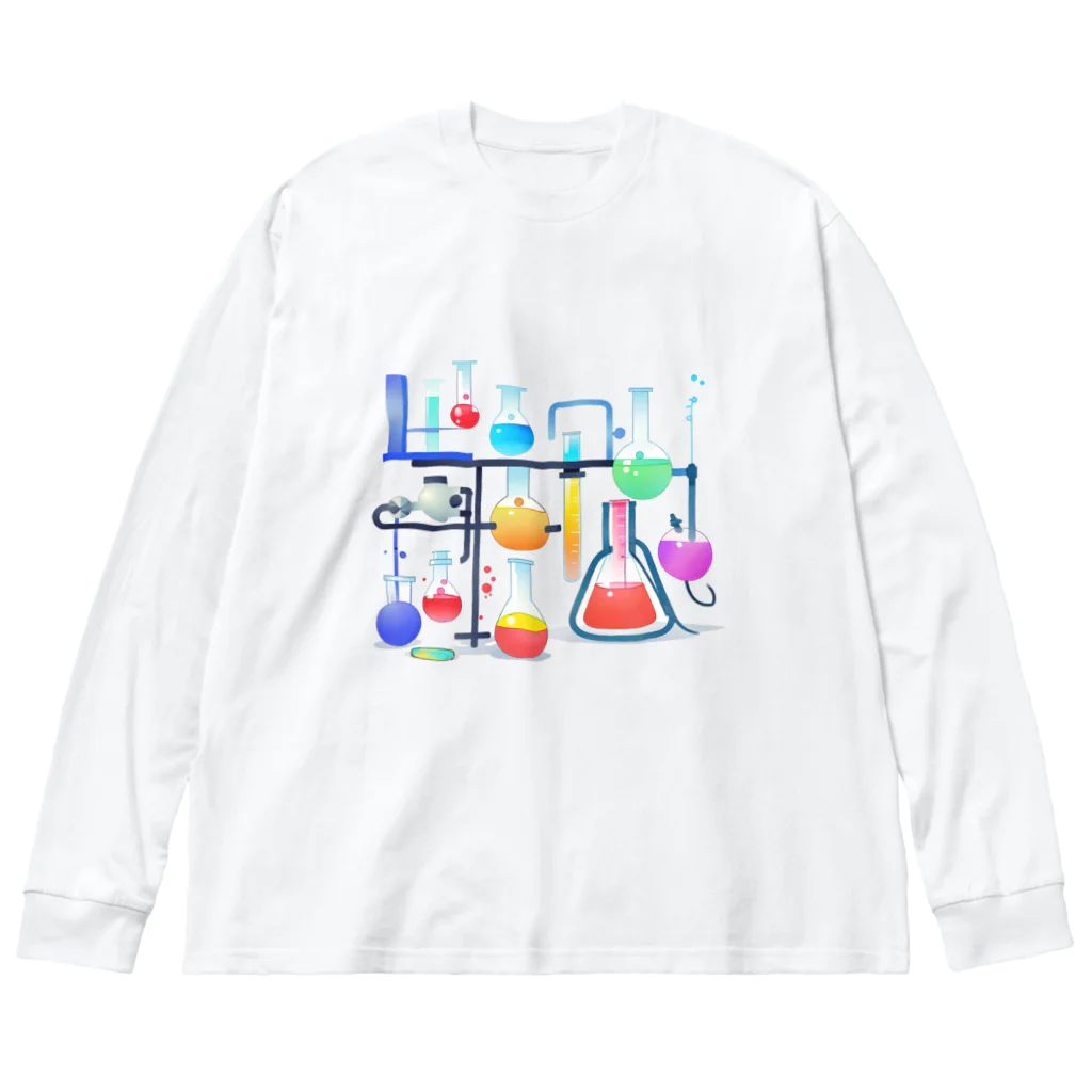 パキュラSHOPのカラフルなサイエンス Big Long Sleeve T-Shirt