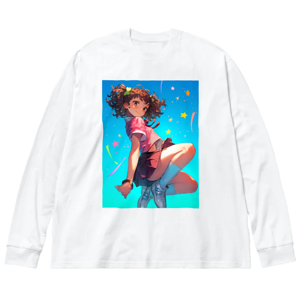 AQUAMETAVERSEの星屑のメロディ Marsa 106 ビッグシルエットロングスリーブTシャツ