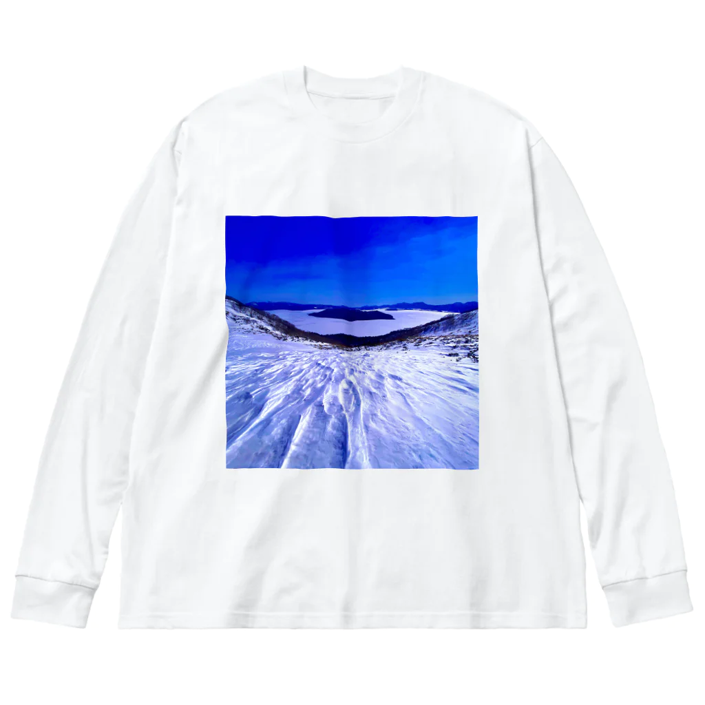 Designer-ryoの屈斜路湖 Big Long Sleeve T-Shirt