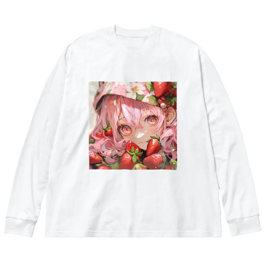 ぶーたんのいちごの夢幻 Big Long Sleeve T-Shirt