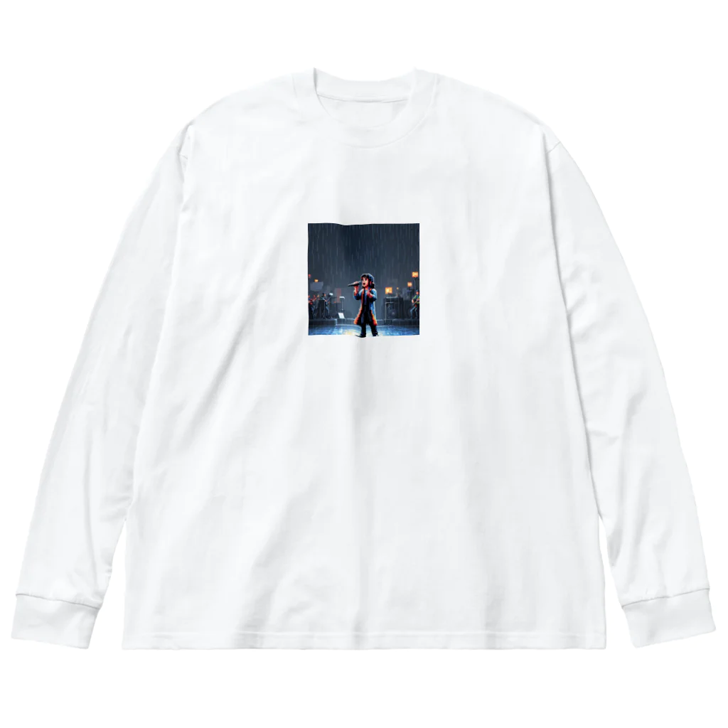 tentetenの雨の中の歌 Big Long Sleeve T-Shirt