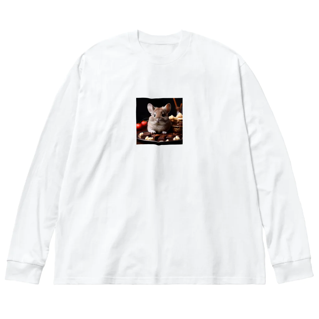 ZeroCreativeのチョコレートチンチラ Big Long Sleeve T-Shirt