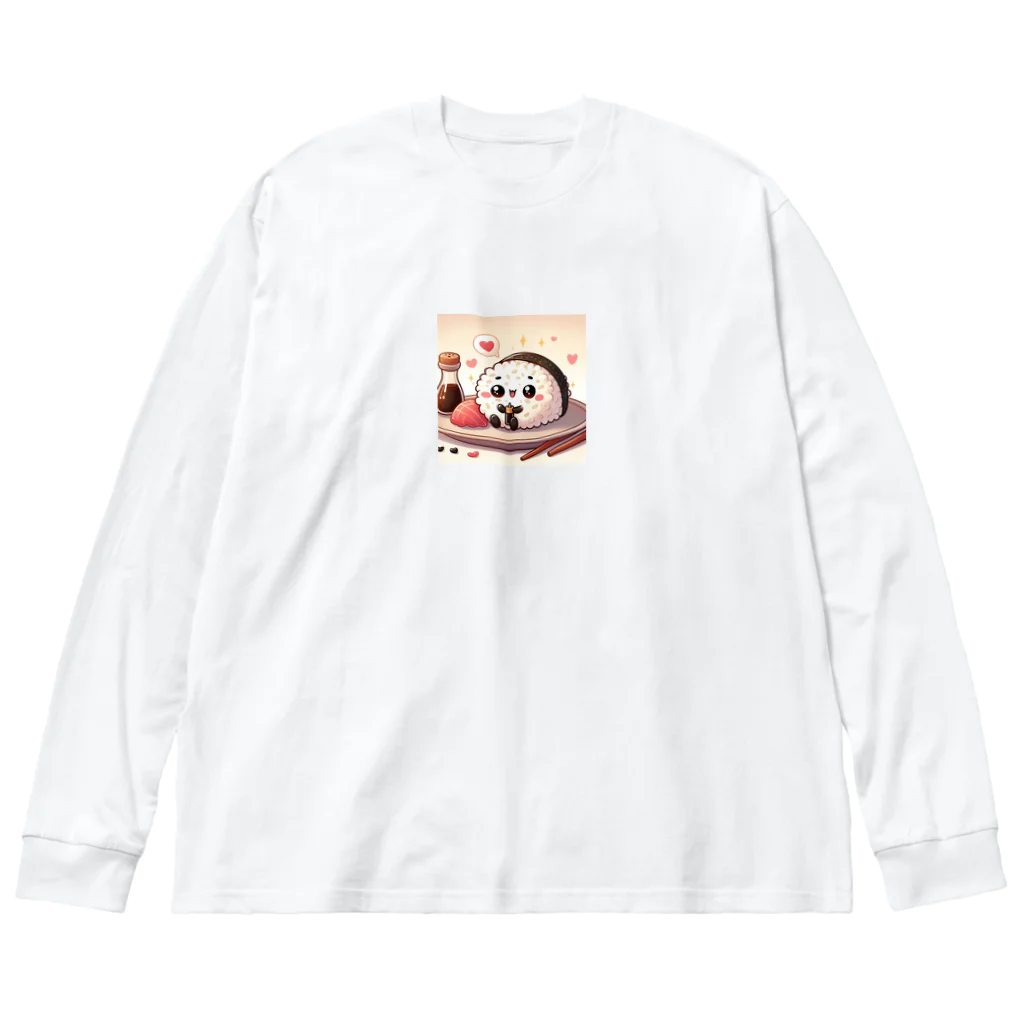 toto444のかわいいおにぎりくん🍙 Big Long Sleeve T-Shirt