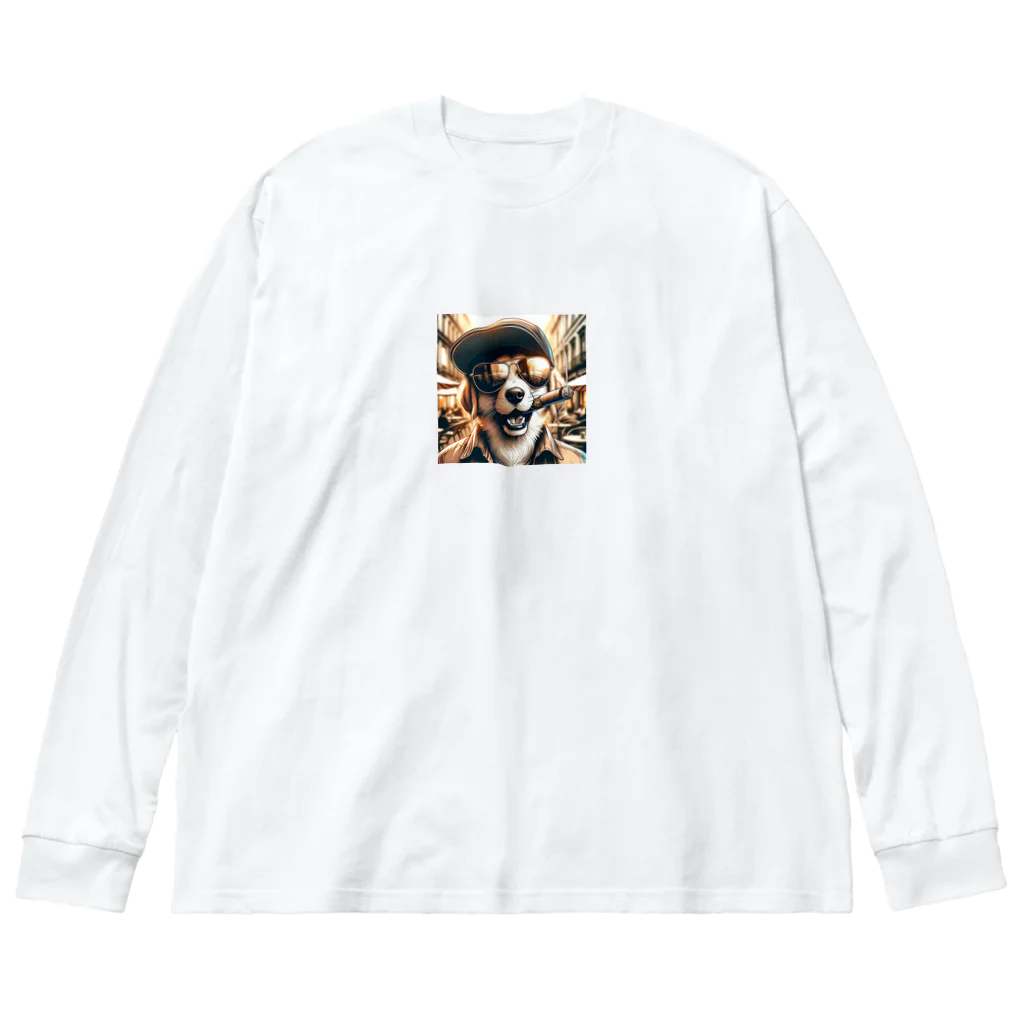 キャップ犬専門店のキャップ犬5 Big Long Sleeve T-Shirt