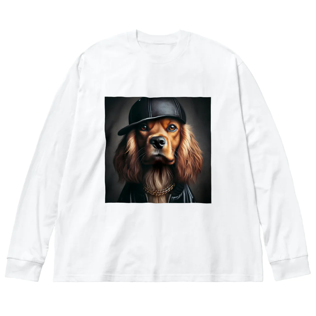 キャップ犬専門店のキャップ犬12 Big Long Sleeve T-Shirt