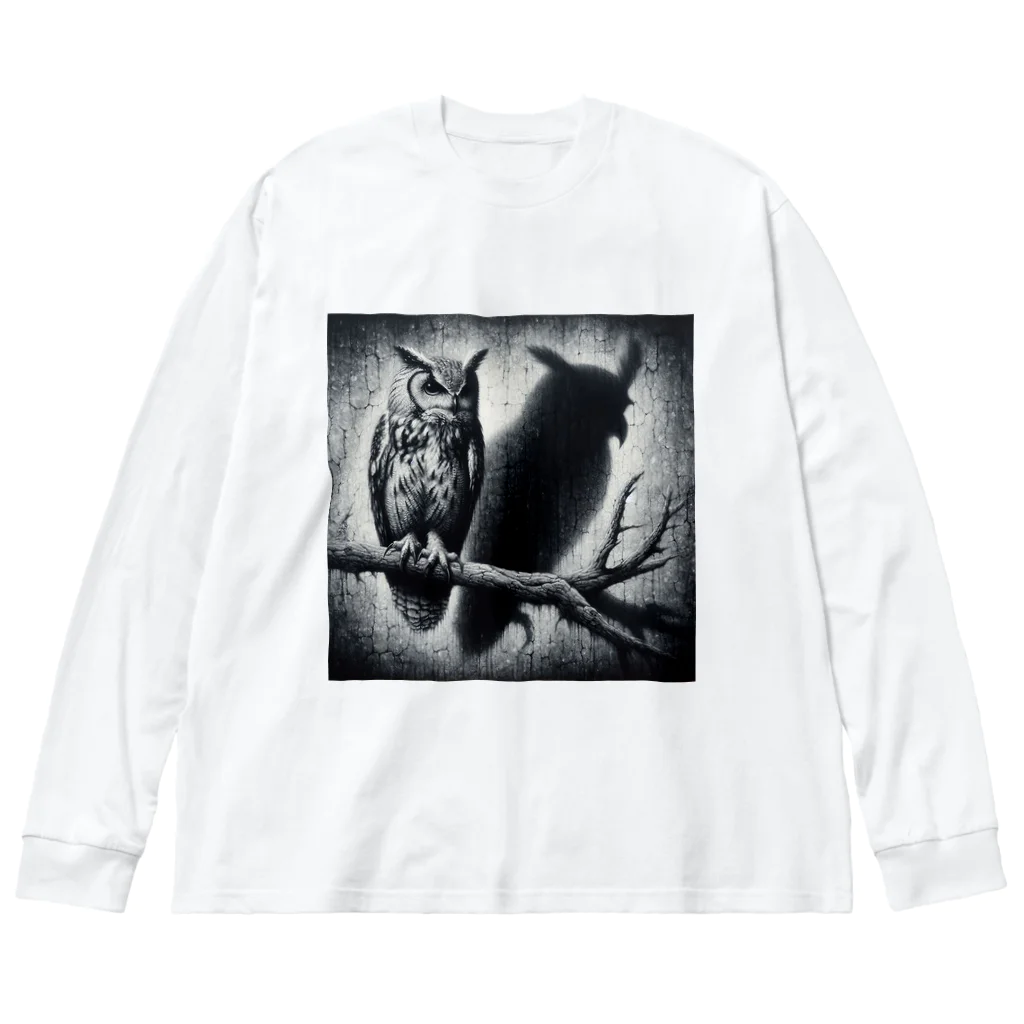 万事屋の不思議な魅力漂う梟 Big Long Sleeve T-Shirt