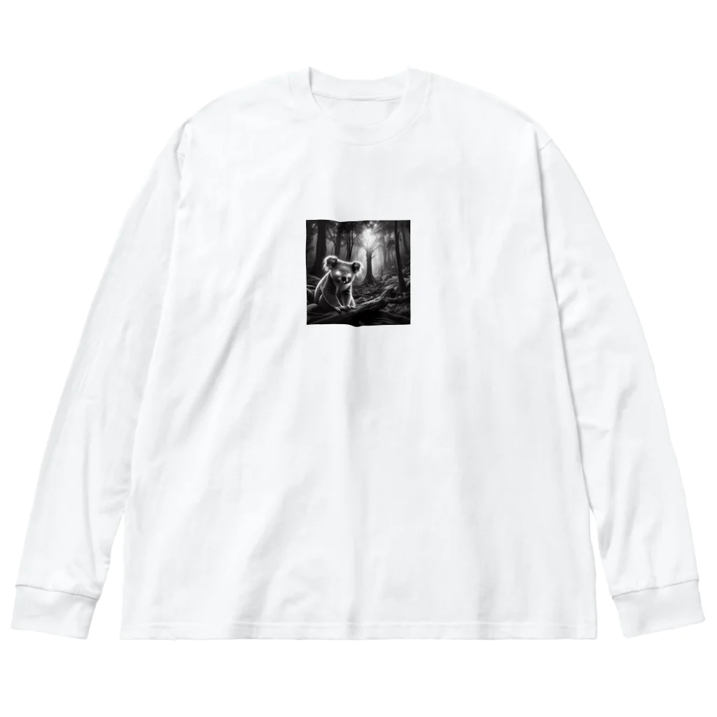 animalsの神秘的なコアラ Big Long Sleeve T-Shirt