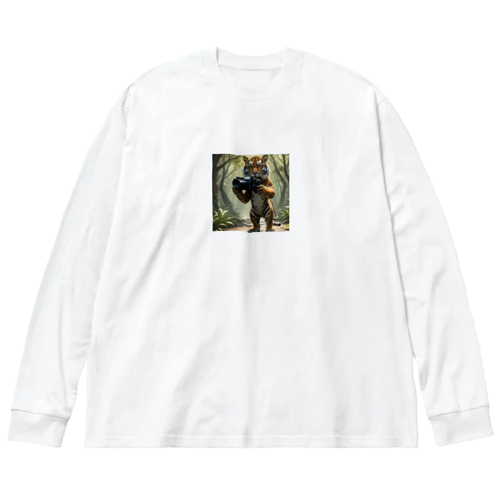 Karokaronすとあのタイガーカメラマン Big Long Sleeve T-Shirt