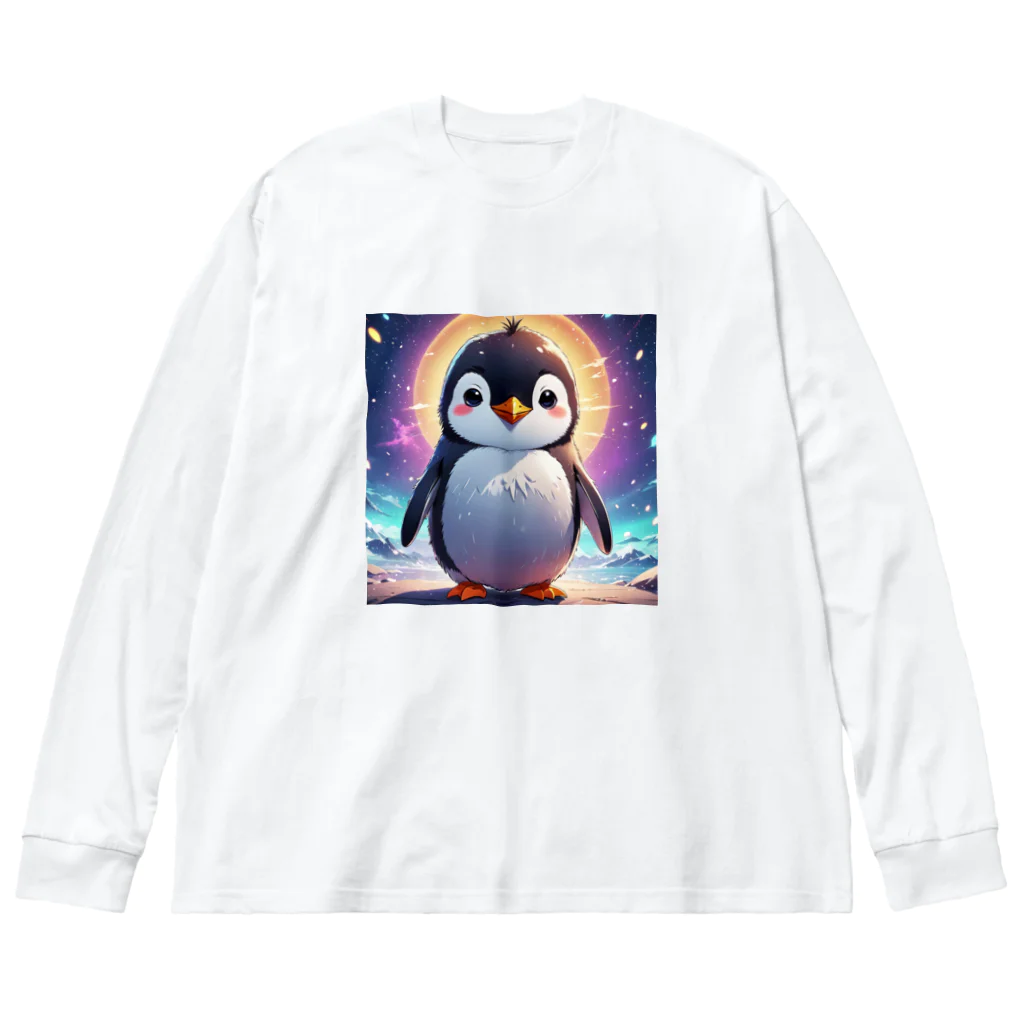 A－spphireのキュートペンギン ビッグシルエットロングスリーブTシャツ