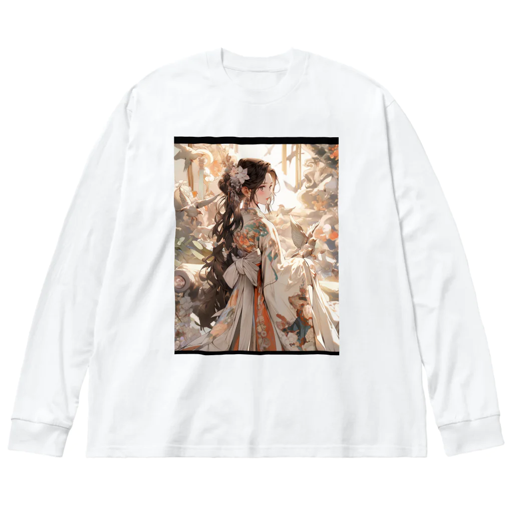 AQUAMETAVERSEの東洋のお姫様　なでしこ1478 Big Long Sleeve T-Shirt