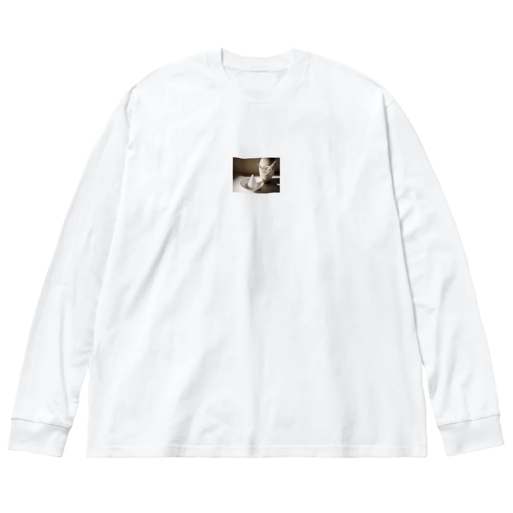 gan-yu-douの神塩術 ビッグシルエットロングスリーブTシャツ