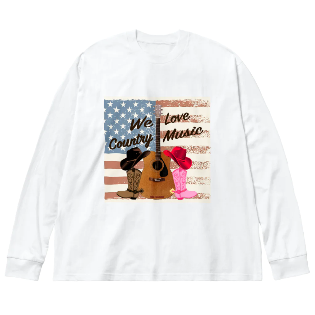 country music house !の2024 Country Music ビッグシルエットロングスリーブTシャツ