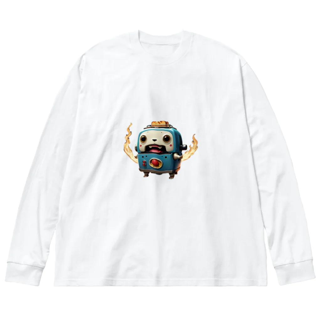 AI妖怪大図鑑のトースター妖怪　こげちん Big Long Sleeve T-Shirt