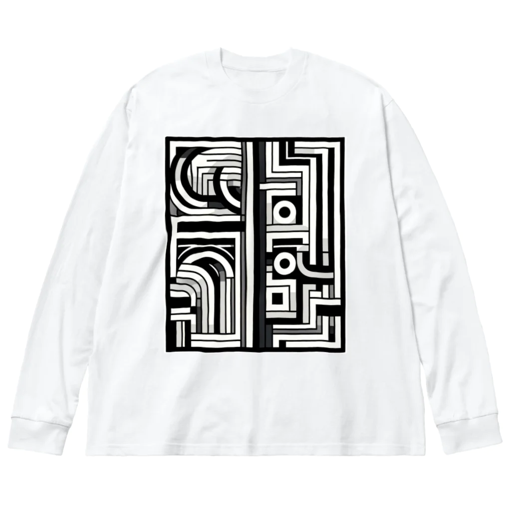 tsukino-utenaのJOMON QR ビッグシルエットロングスリーブTシャツ