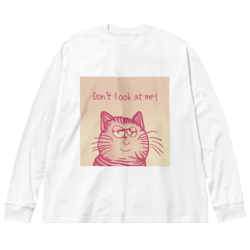 らうんじのコッチミンナネコ ビッグシルエットロングスリーブTシャツ