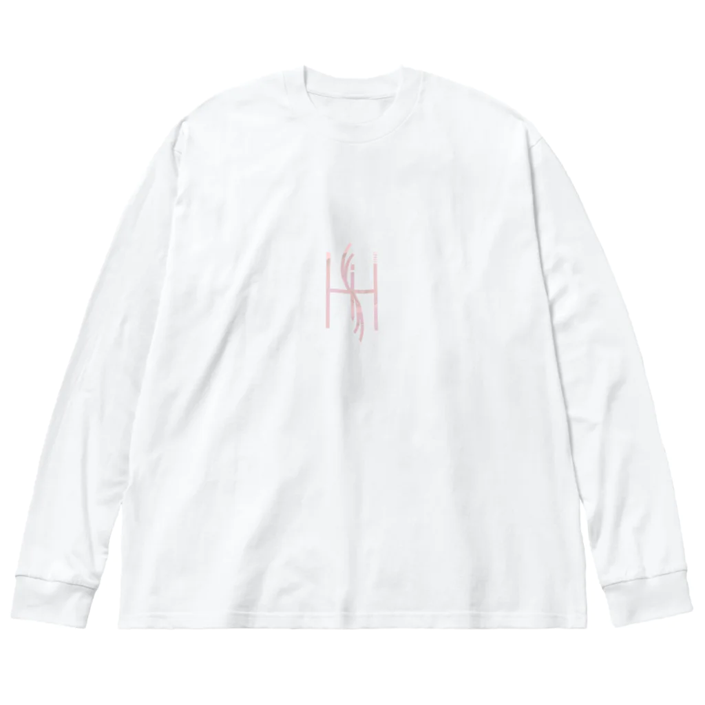 Hisui_LilysのHisuiロゴ入りロンT ビッグシルエットロングスリーブTシャツ