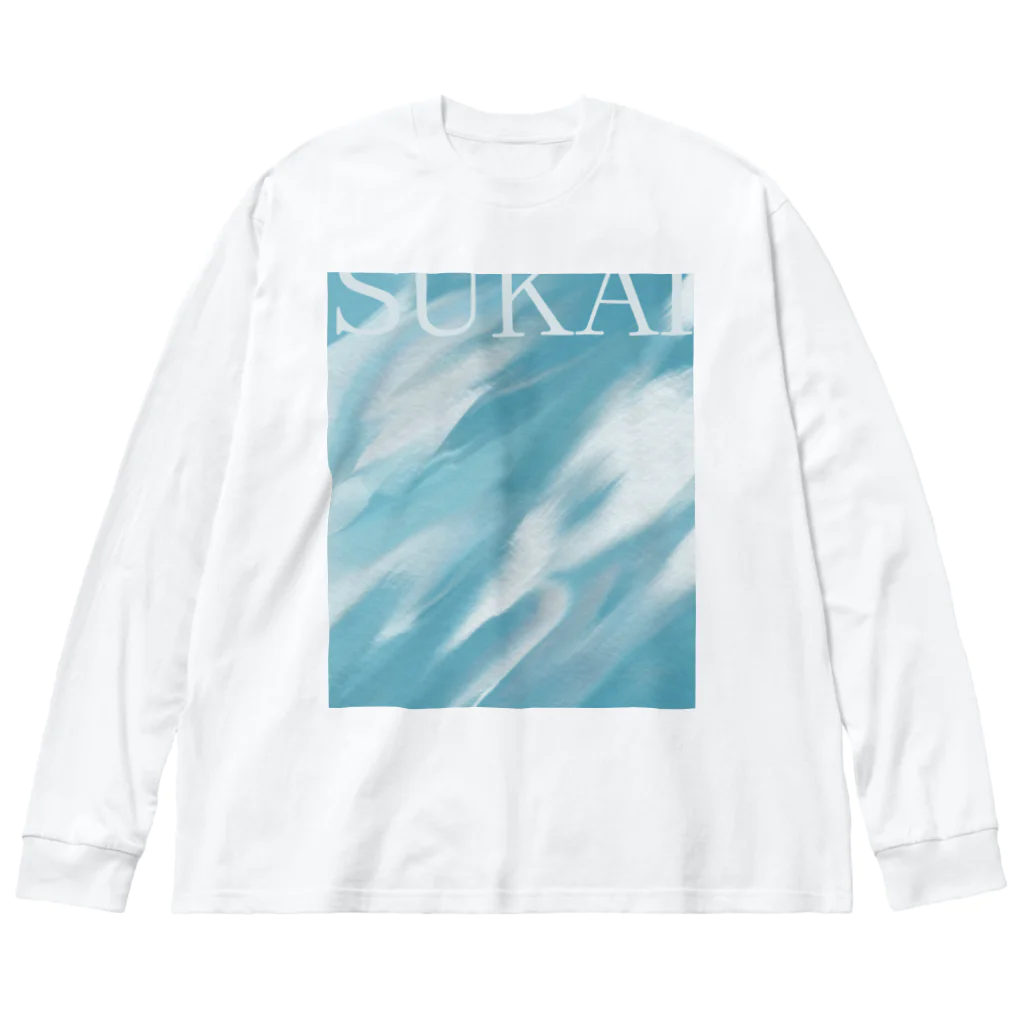 納豆ごはんのSUKAI ビッグシルエットロングスリーブTシャツ