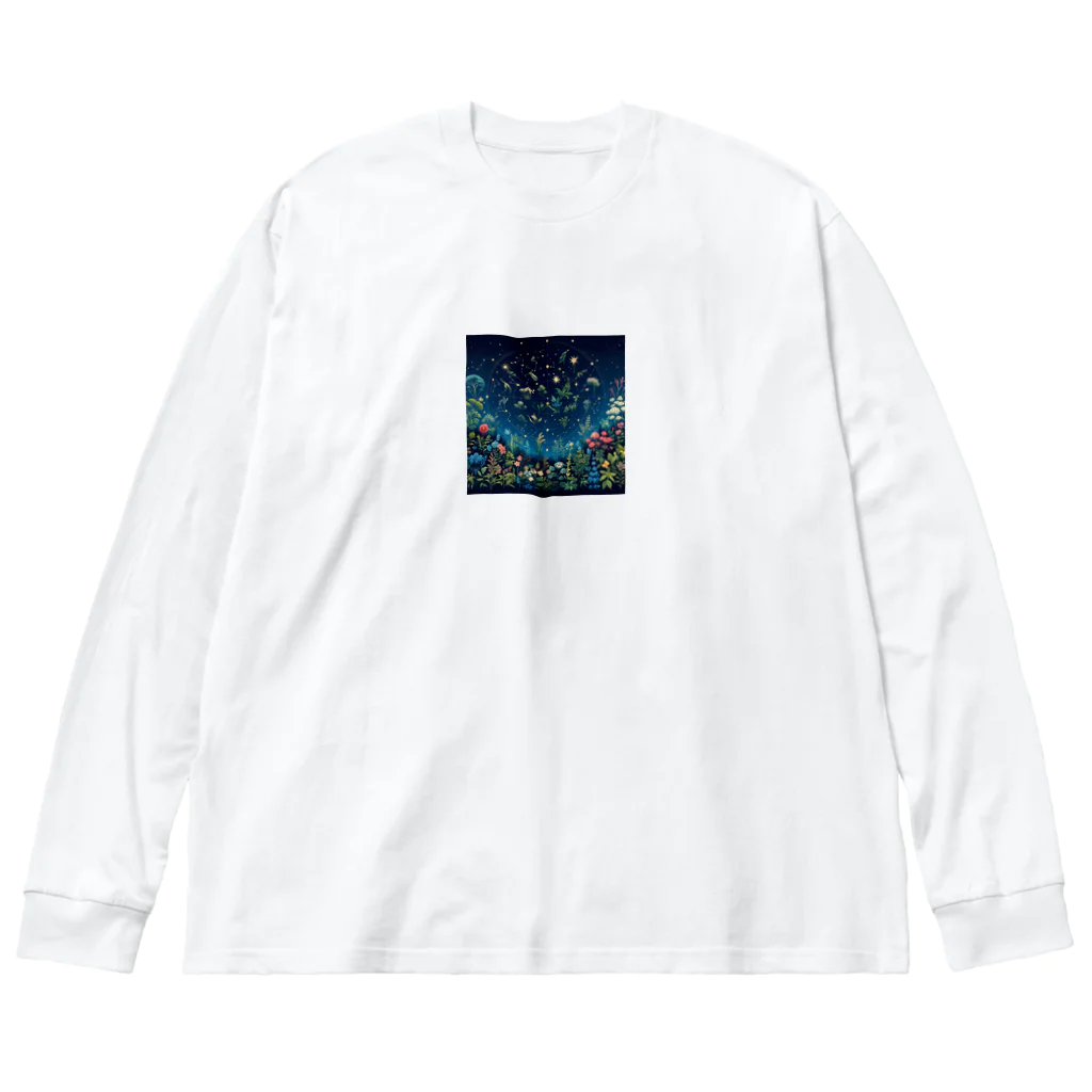 0denkundesuの星彩植譜 Big Long Sleeve T-Shirt