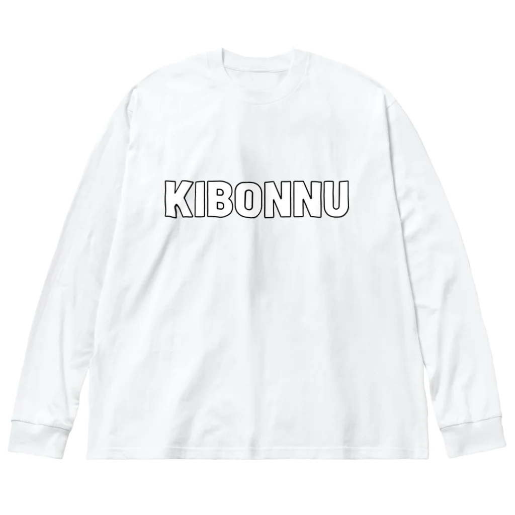 _nonotaku_の KIBONNUロゴ ビッグシルエットロングスリーブTシャツ