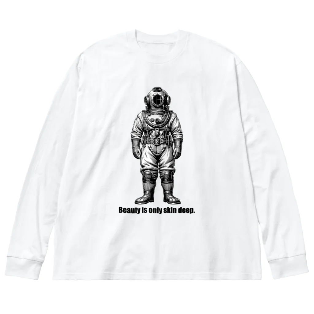 UNA　GOCCIA　　　　　　（ウナゴッチャ）の潜水服 ビッグシルエットロングスリーブTシャツ