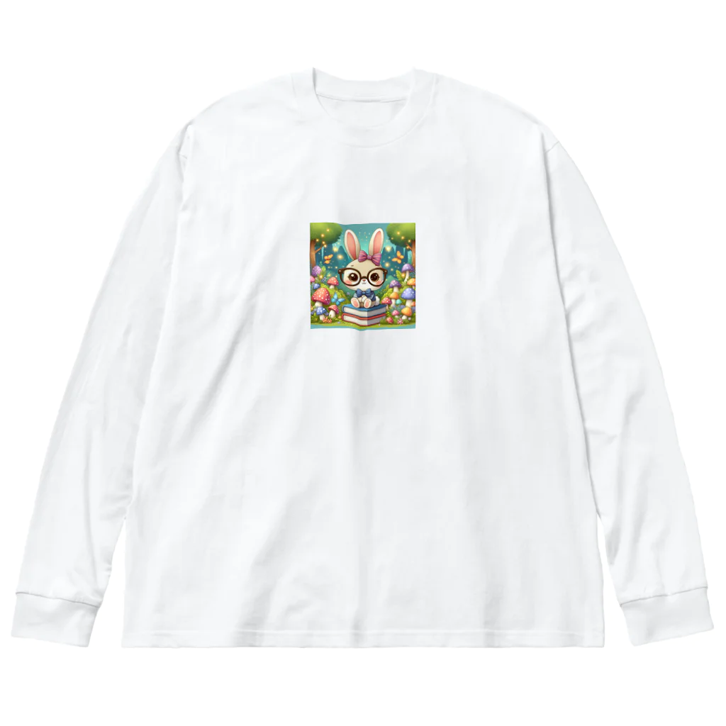 denyo dreamのウサギのアマリリス Big Long Sleeve T-Shirt