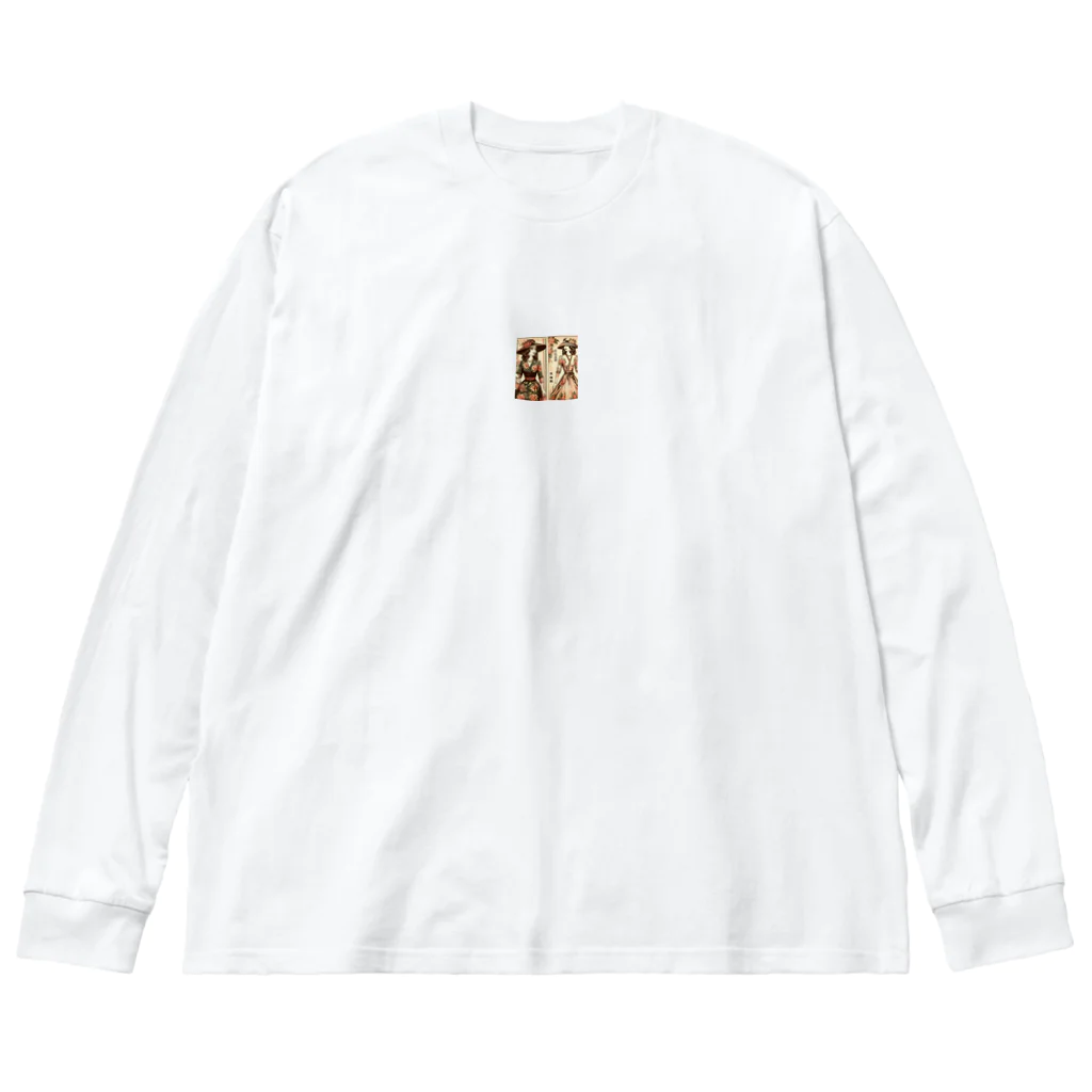 エスデスのヴィンテージファッション Big Long Sleeve T-Shirt