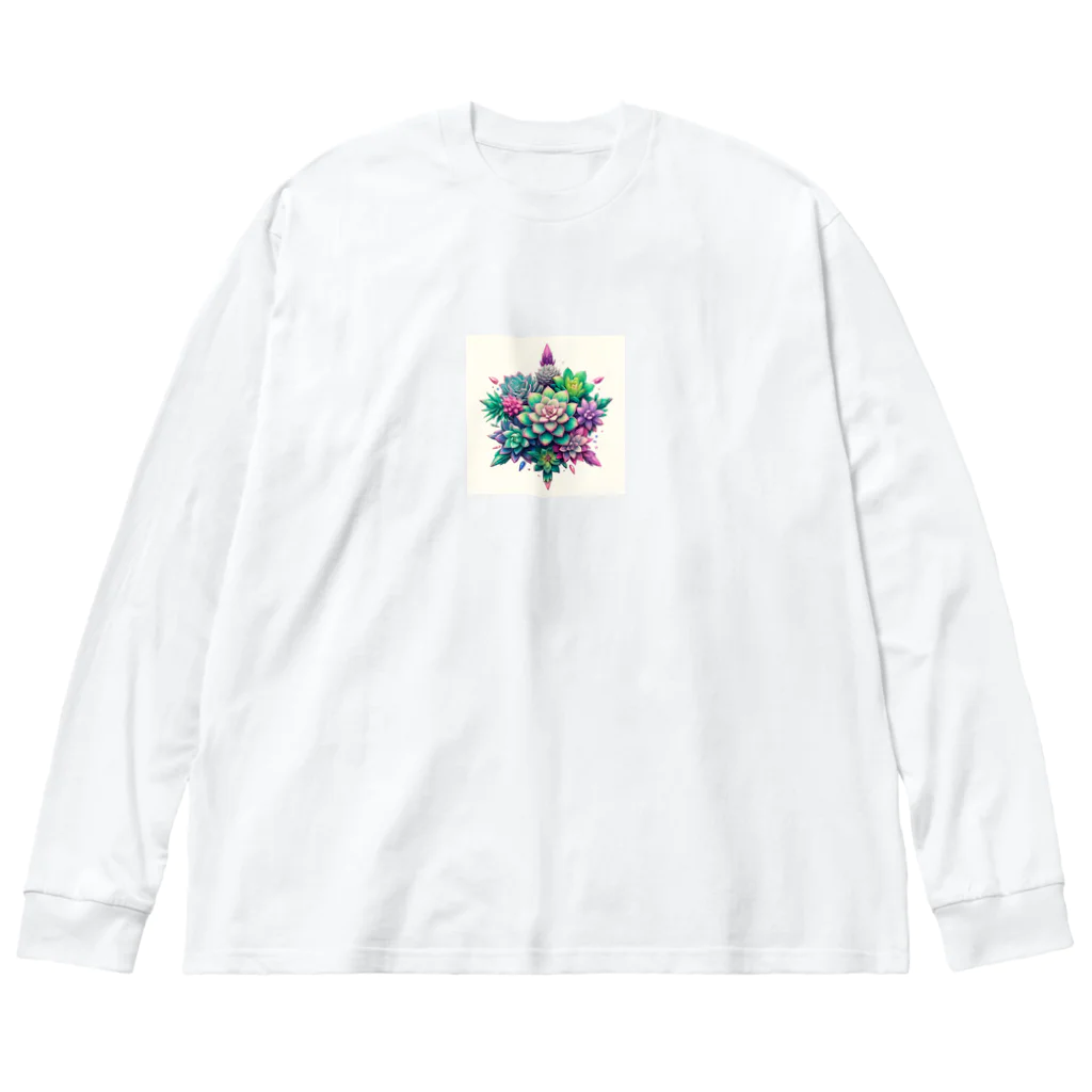 lil_tanikuのスターサキュシック Big Long Sleeve T-Shirt