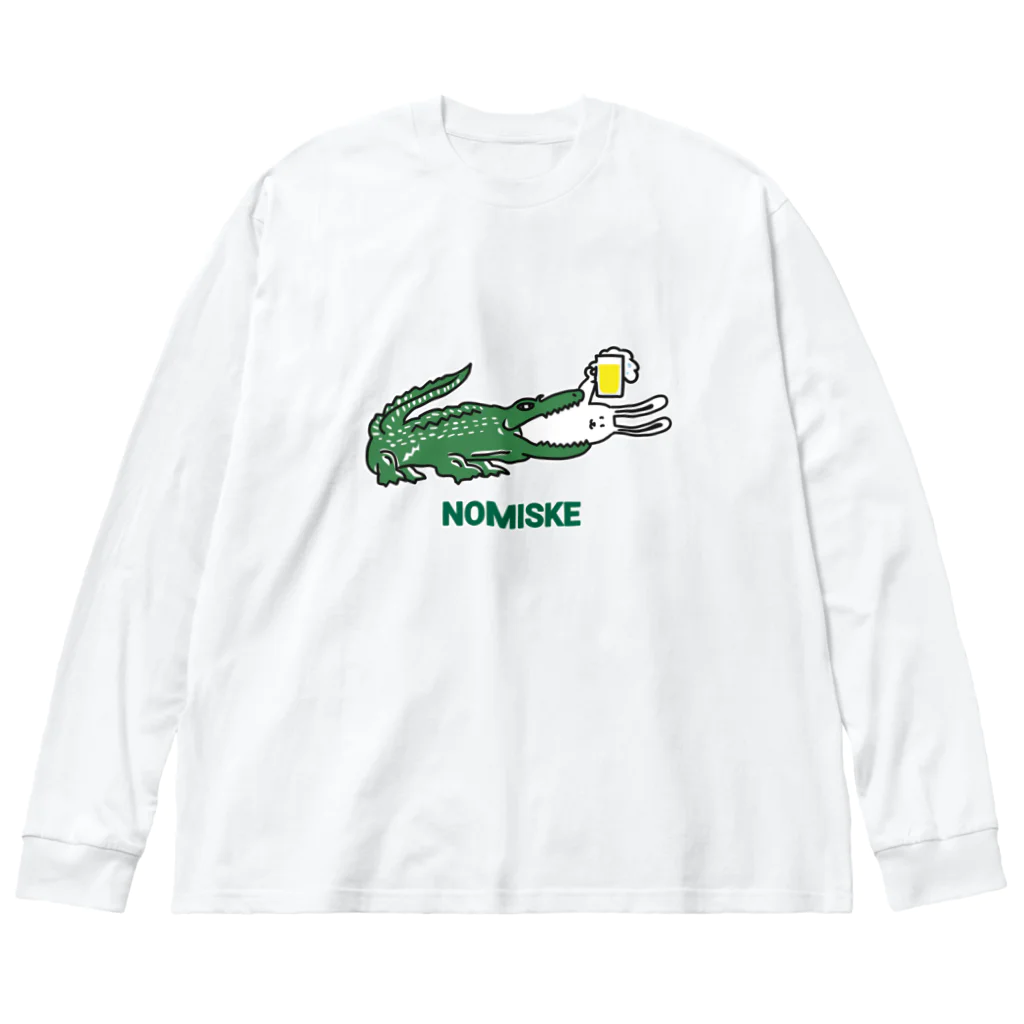 ヒロシオーバーダイブのNOMISKE（飲み助） Big Long Sleeve T-Shirt