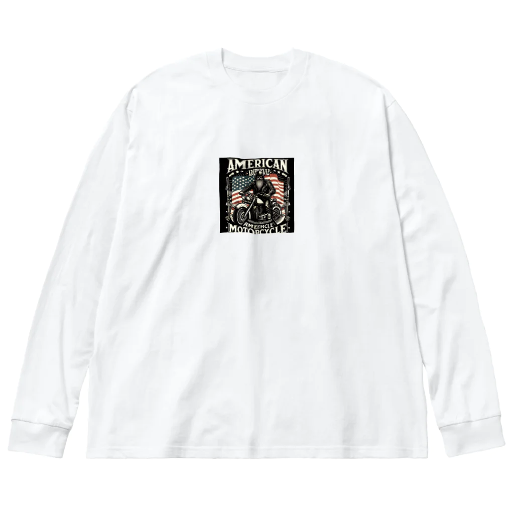 KiKiのバイカー Big Long Sleeve T-Shirt