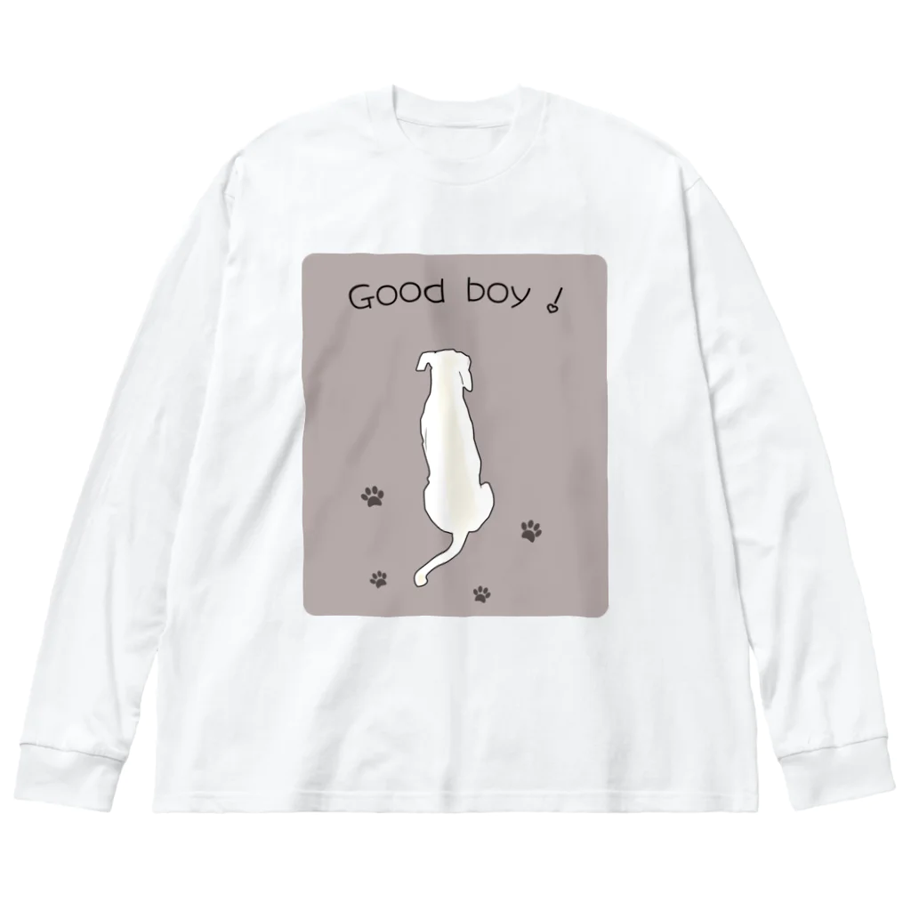 clarice-designのgood-dog ビッグシルエットロングスリーブTシャツ