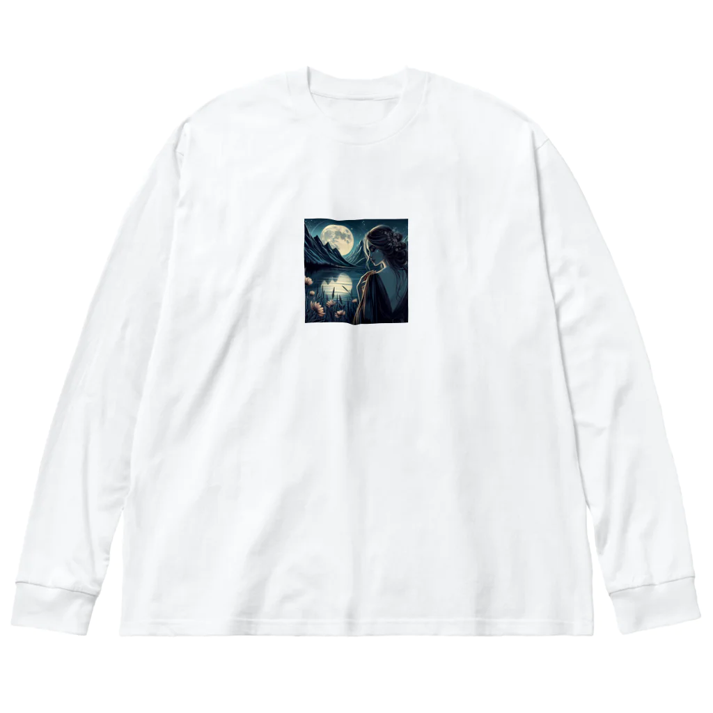 チロライショップの月夜の Big Long Sleeve T-Shirt