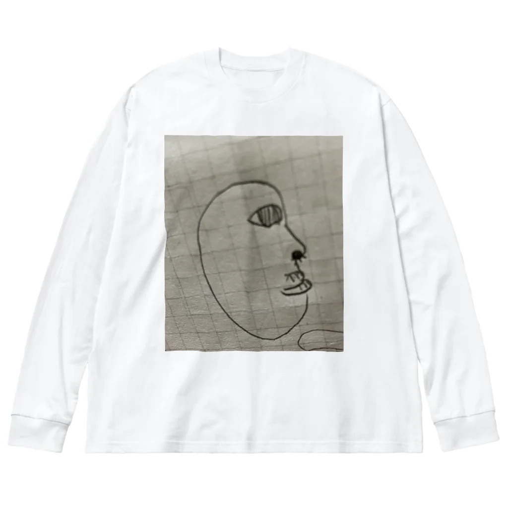 Sa724の顔 Big Long Sleeve T-Shirt