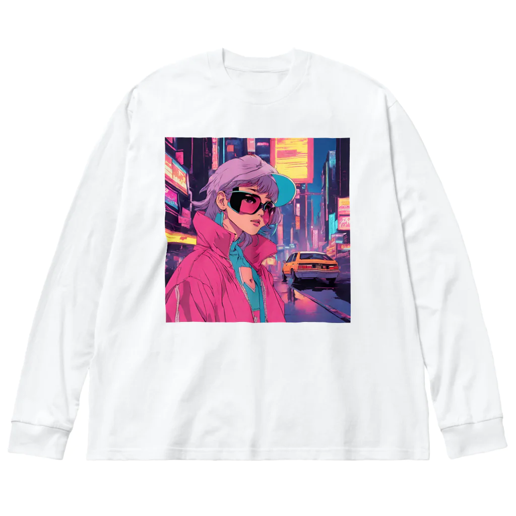 ふがじのお店のfutureFUNK2 ビッグシルエットロングスリーブTシャツ