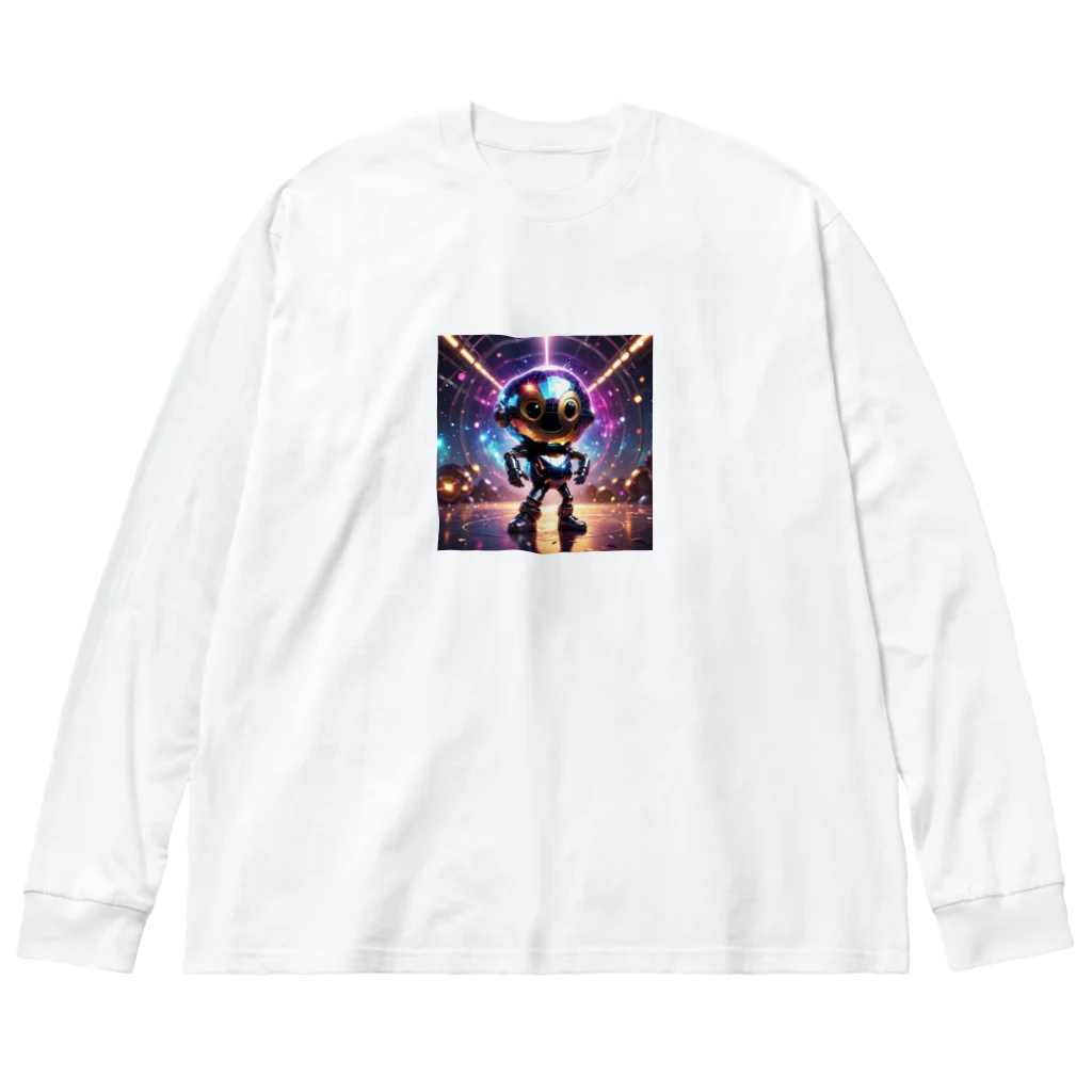 AI妖怪大図鑑のミラーボール妖怪　サタナフィー Big Long Sleeve T-Shirt