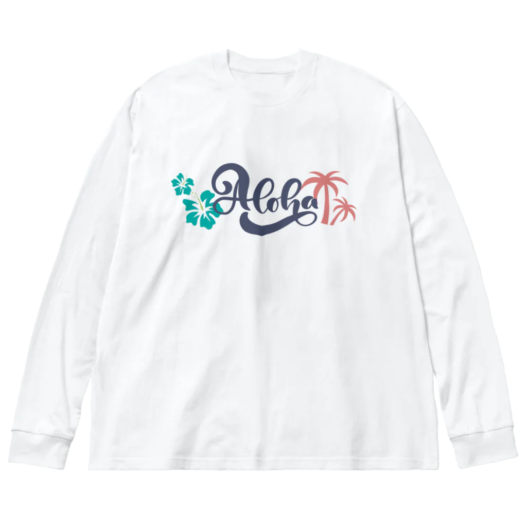 きら星のALOHA ビッグシルエットロングスリーブTシャツ