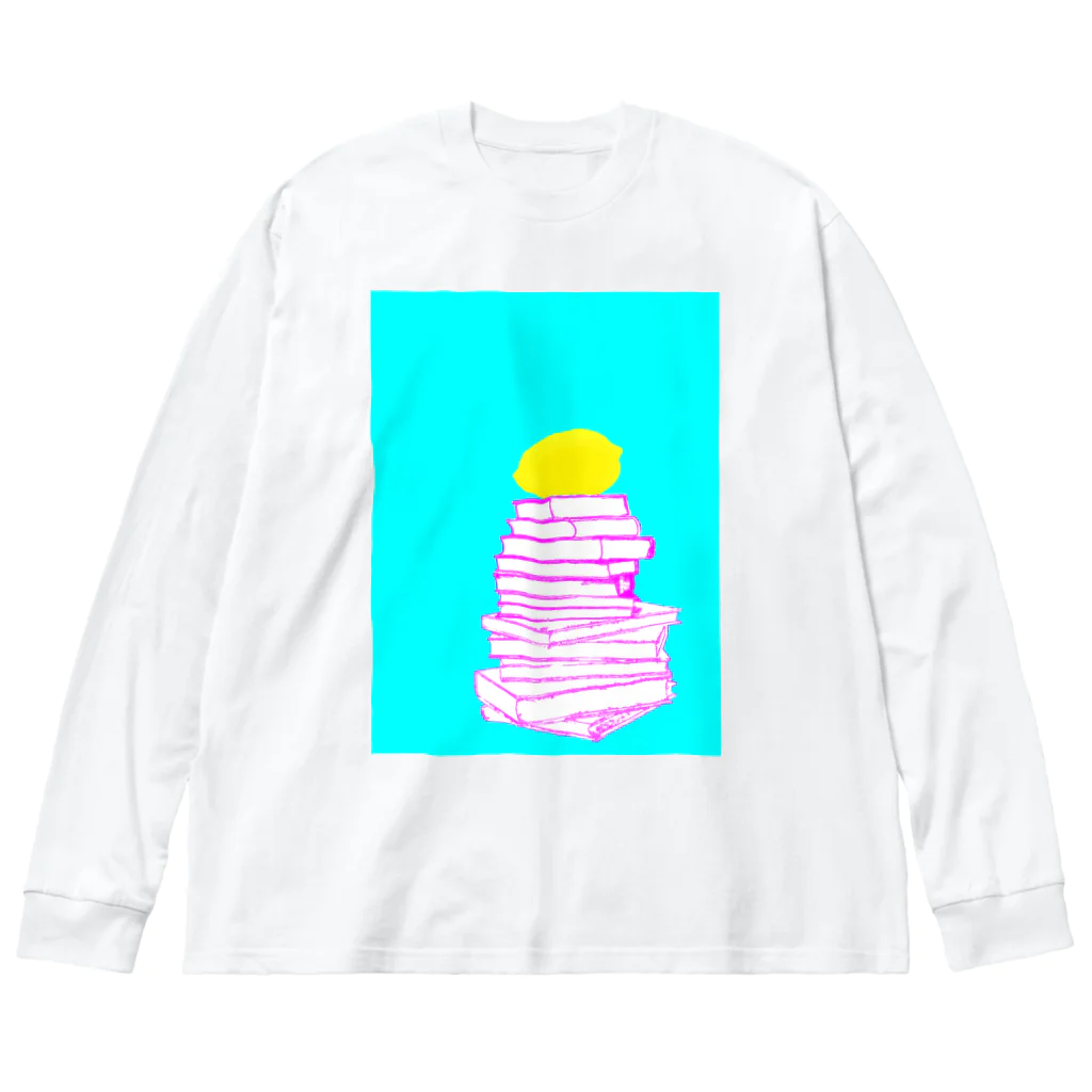 shi-chi Labo graph(詩一）のLemon Big Long Sleeve T-Shirt