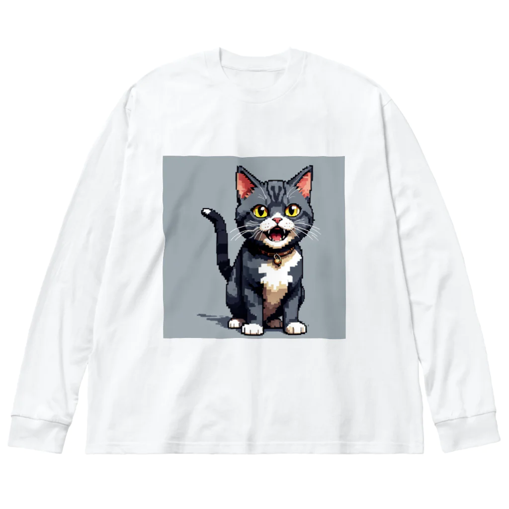 ♡wincorner♡のにゃーな猫ちゃん ビッグシルエットロングスリーブTシャツ