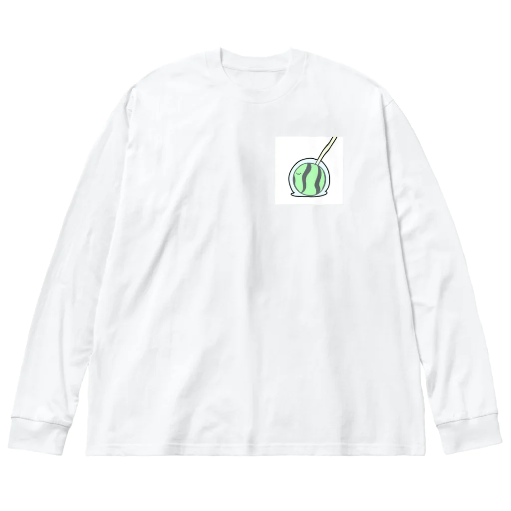 suikameのスイカ雨ちゃん Big Long Sleeve T-Shirt