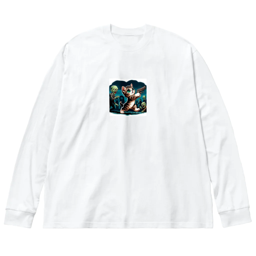 子猫カーニバルの子猫ハザード Big Long Sleeve T-Shirt