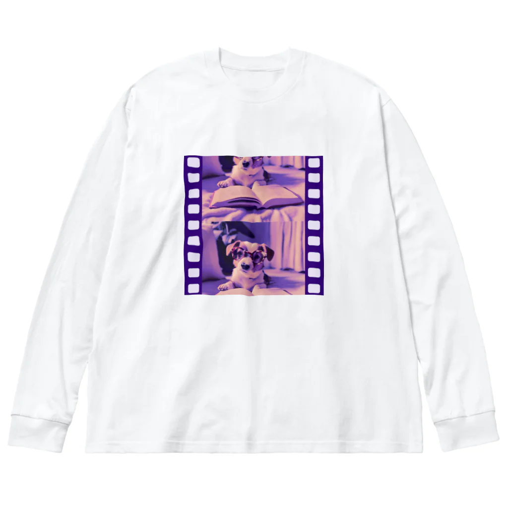 winwin6126の読書フィルム！ ビッグシルエットロングスリーブTシャツ