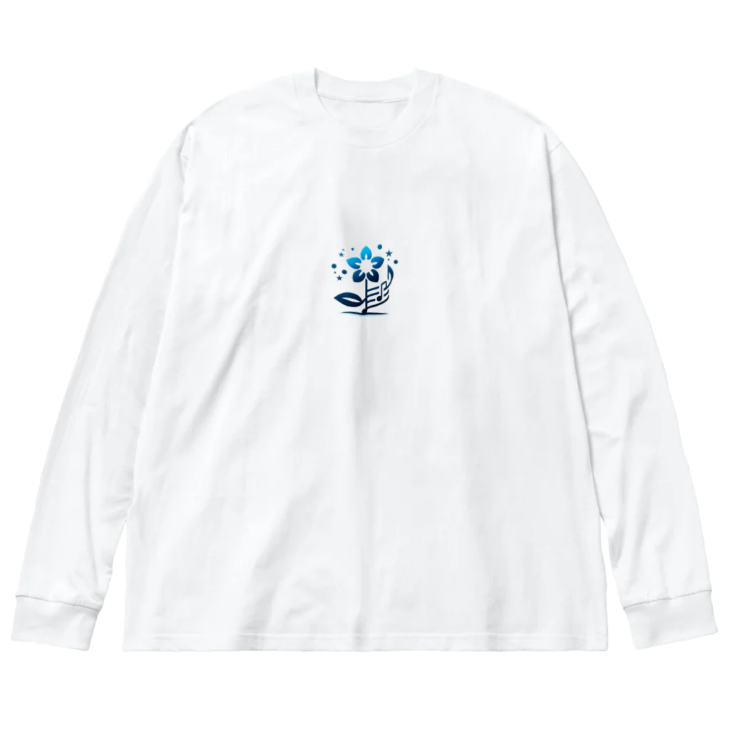 Hana＆Hana★のフラワーBGM Big Long Sleeve T-Shirt