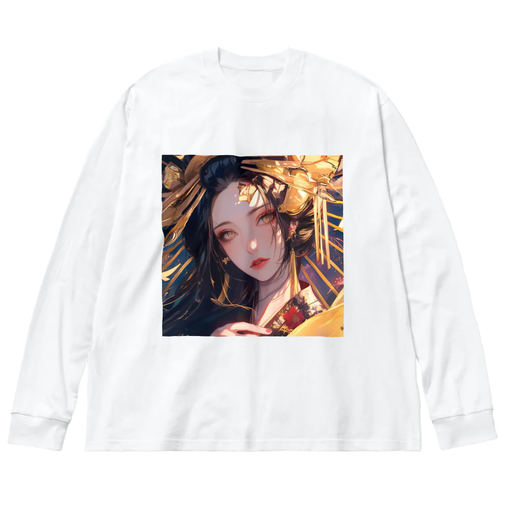 AQUAMETAVERSEの星空を彩る夜の姫　Marsa 106 ビッグシルエットロングスリーブTシャツ