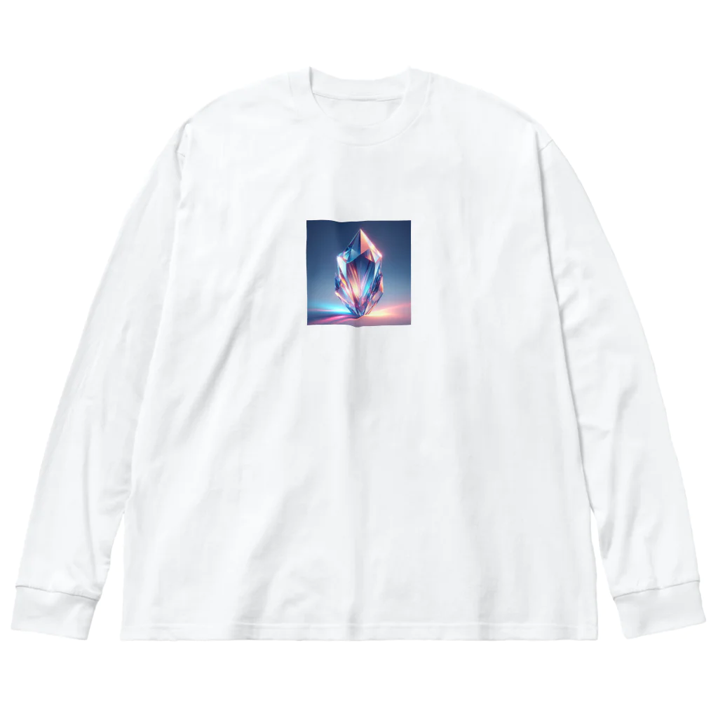 EijiPonのクリスタル Big Long Sleeve T-Shirt