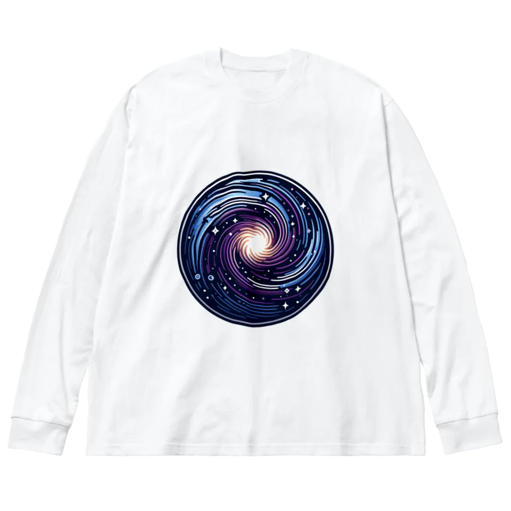 宇宙の神秘グッズ販売所のエンブレム(ギャラクシー) Big Long Sleeve T-Shirt