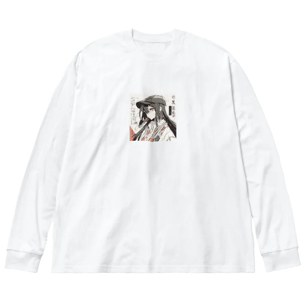 d-design-labの探偵少女 ビッグシルエットロングスリーブTシャツ