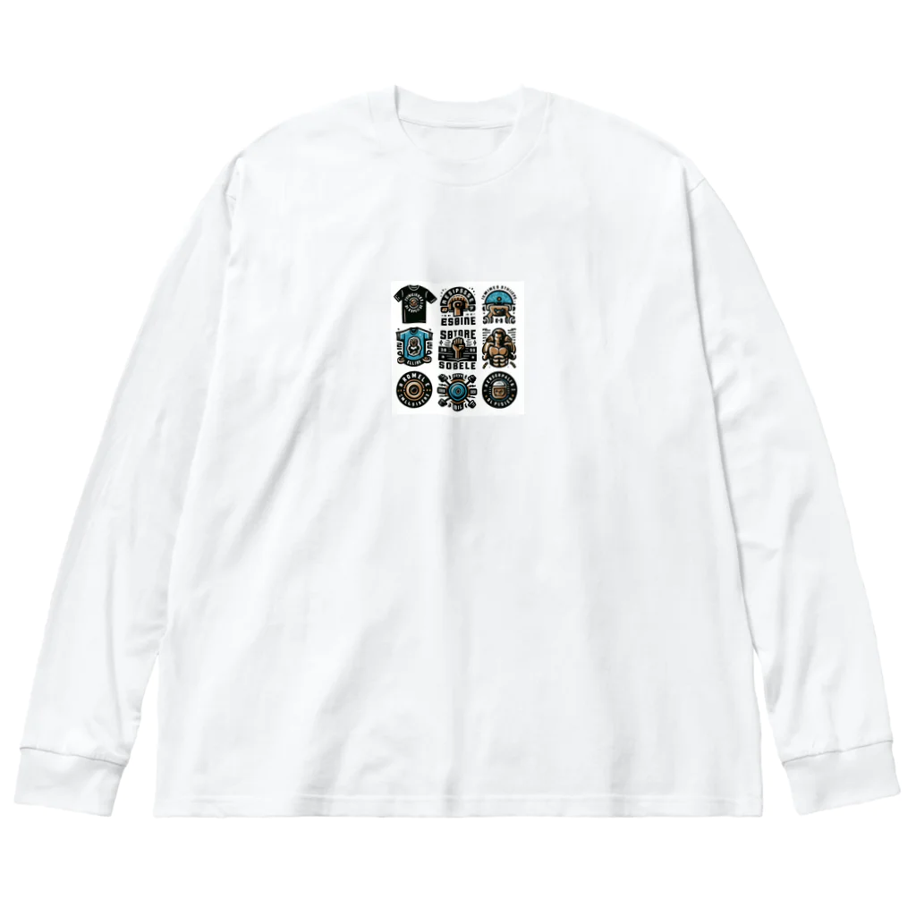 myojinのマッチョグッズ Big Long Sleeve T-Shirt