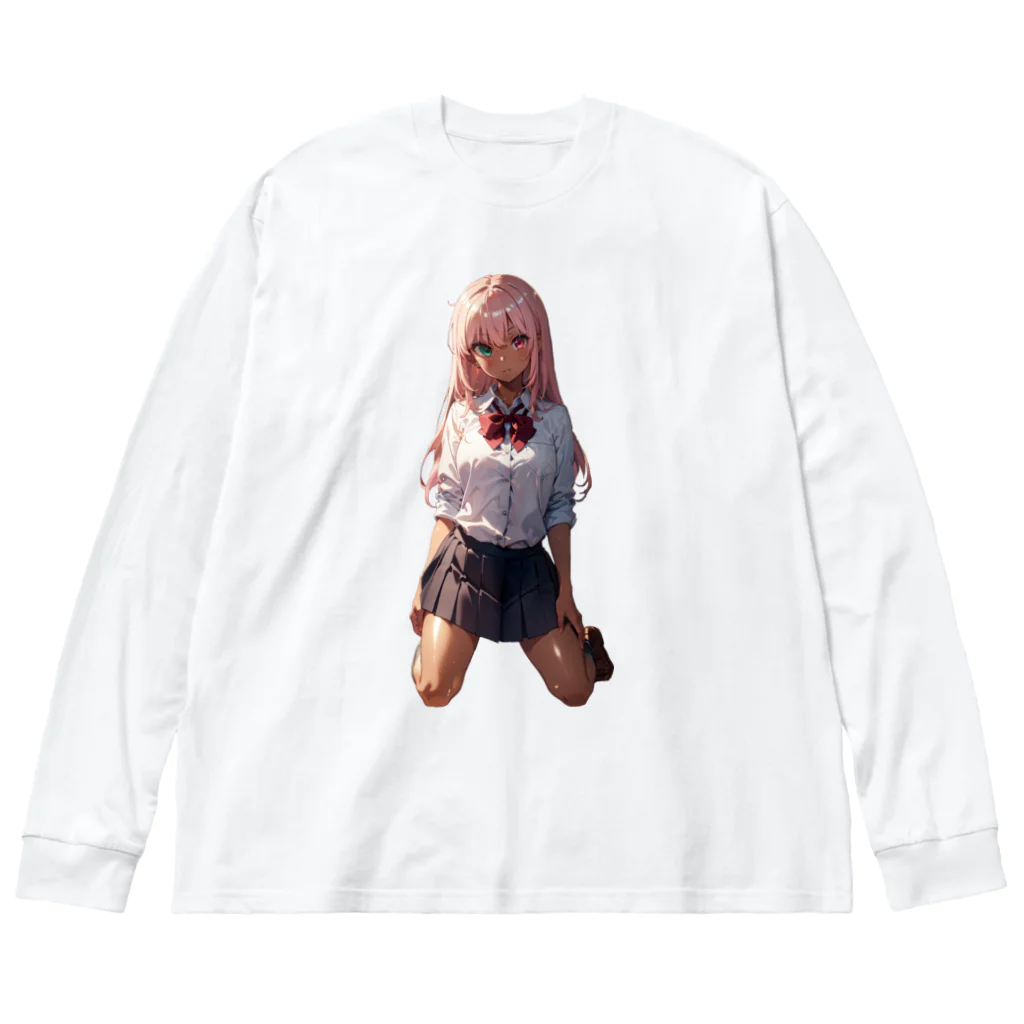 ヴィヴィオの膝をつく Big Long Sleeve T-Shirt