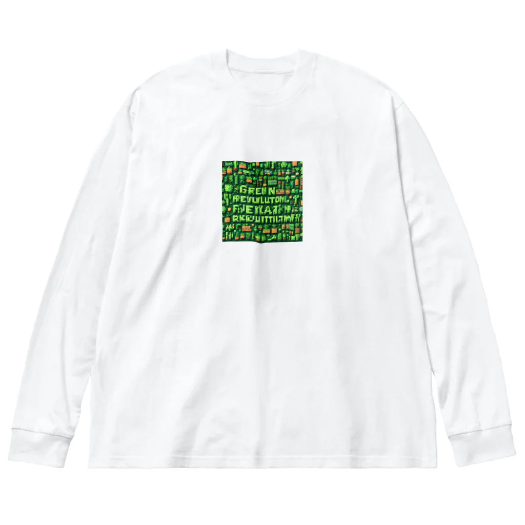 gtkgtmのグリーンレボ ビッグシルエットロングスリーブTシャツ